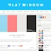 Pre Release Flat Window Blogger Template
