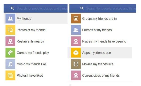Facebook Graph Search