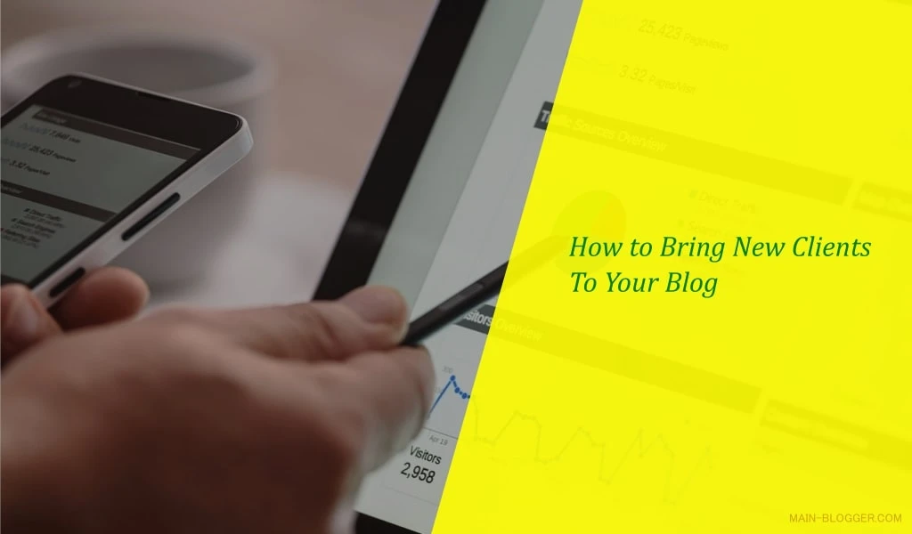 social media to bring visitor to the blog