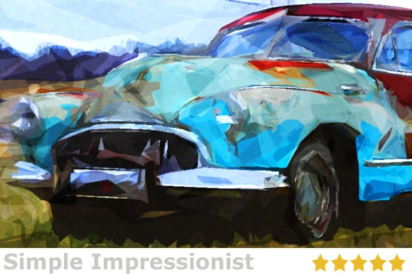 Photoshop action turning your photos into impressionist paintings