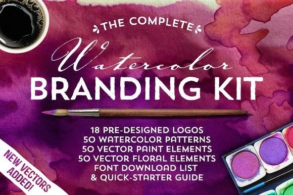 The Watercolor Branding Kit
