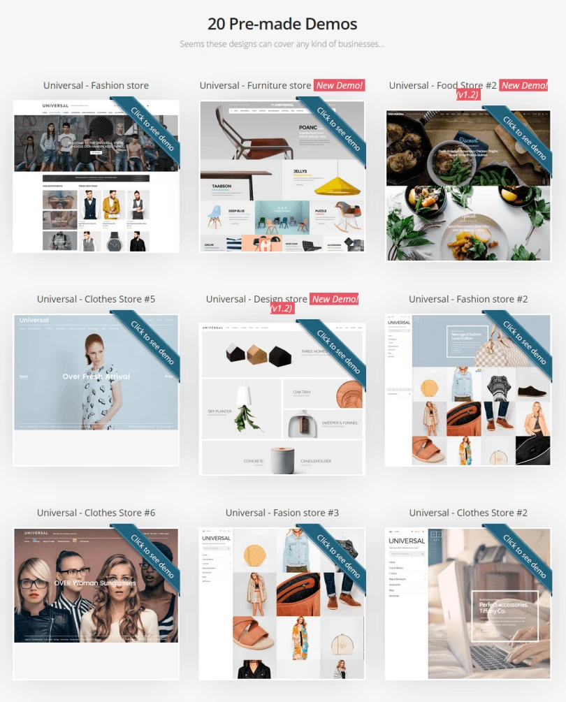 Multi Purpose eCommerce Themes
