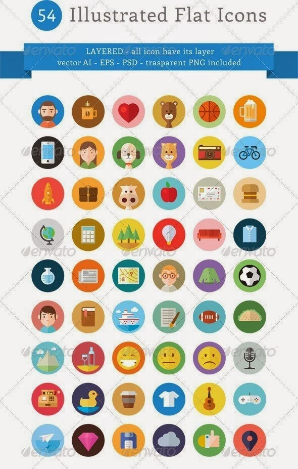 free download flat icon