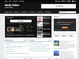Media Online Blogger Template by Main Blogger