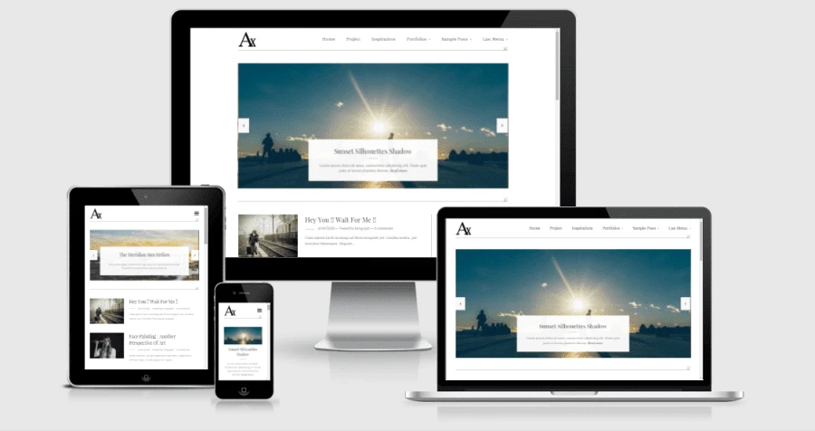 responsive blogger template, clean design template, simple design blogger template