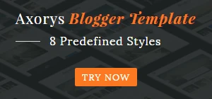 axorys responsive blogger template